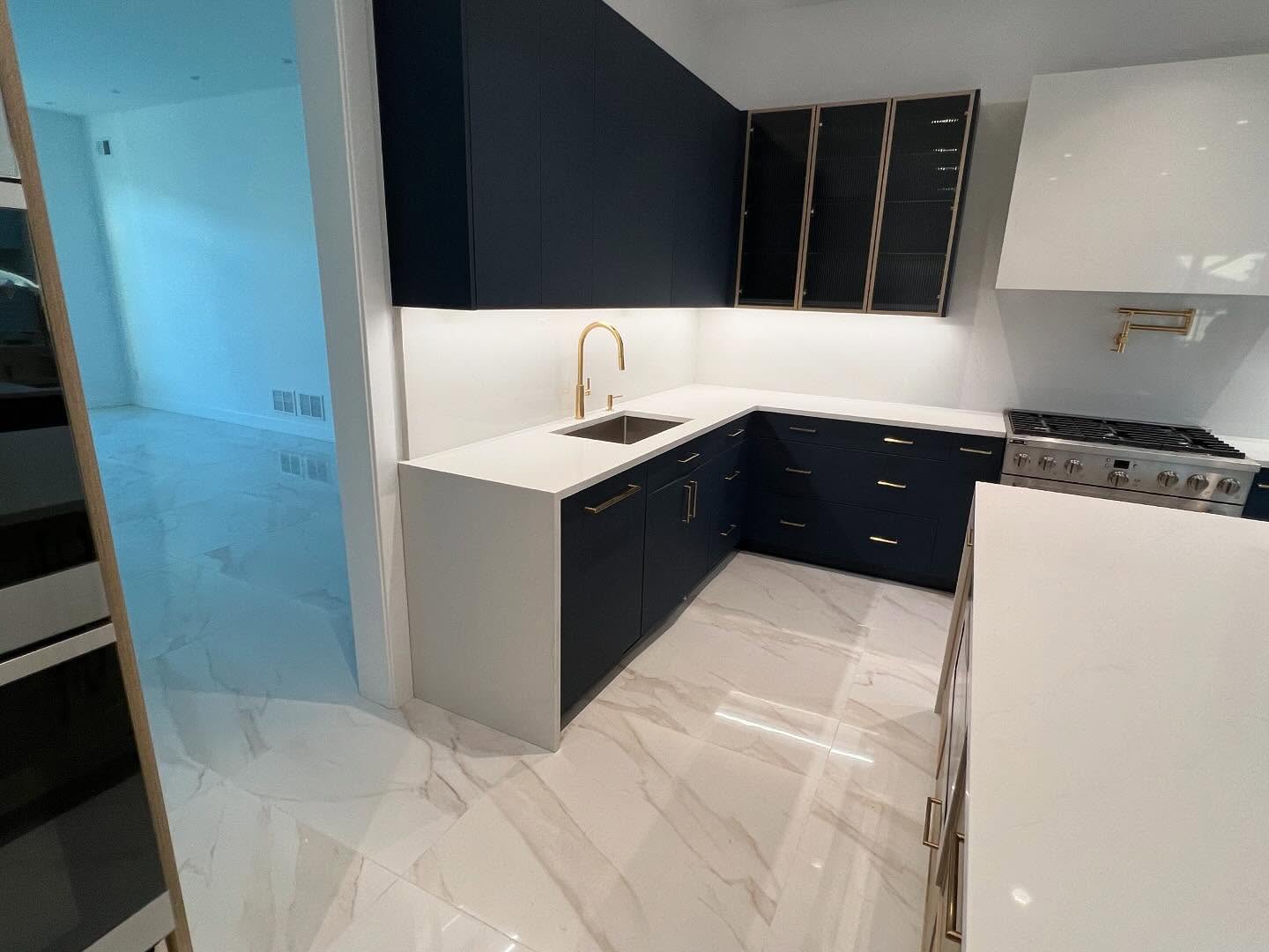 Quartz Calacatta Oro by Fine Stone Works
