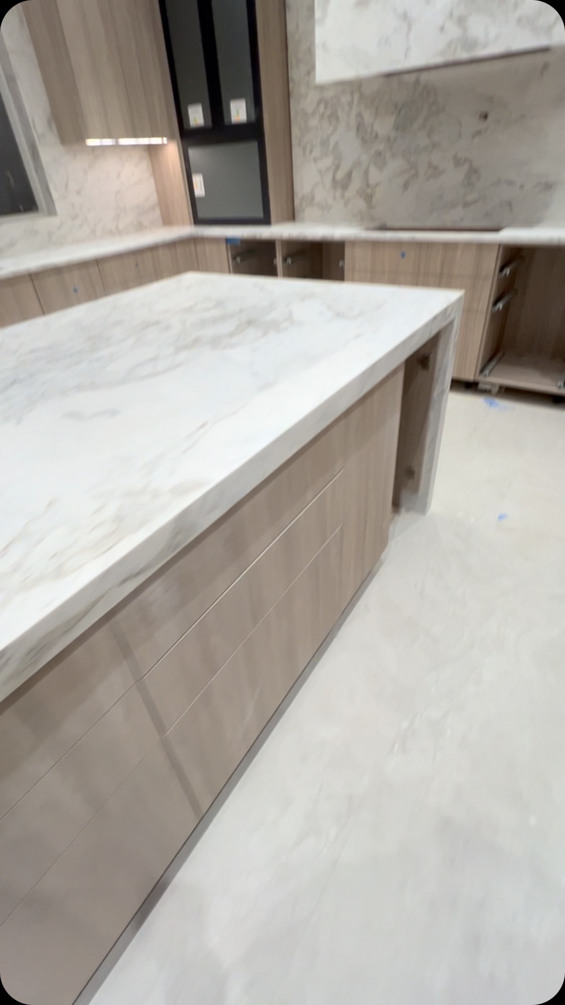 Taj Mahal Island with Waterfalls by Fine Stone Works