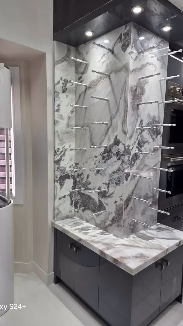 Quartzite bar top by Fine Stone Works